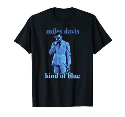 Miles Davis Kind of Blue Hue Foto T-Shirt von Miles Davis