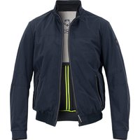 MILESTONE Herren Blouson blau Mikrofaser unifarben von Milestone