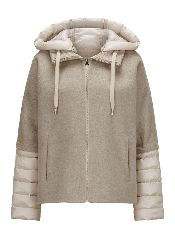 MILESTONE Damen Jacke Azalea beige Wollstoff von Milestone