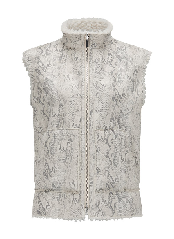 MILESTONE Damen Jacke Blakely grau Mikrofaser von Milestone