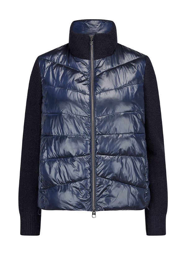 MILESTONE Damen Jacke Estefania blau Mikrofaser von Milestone