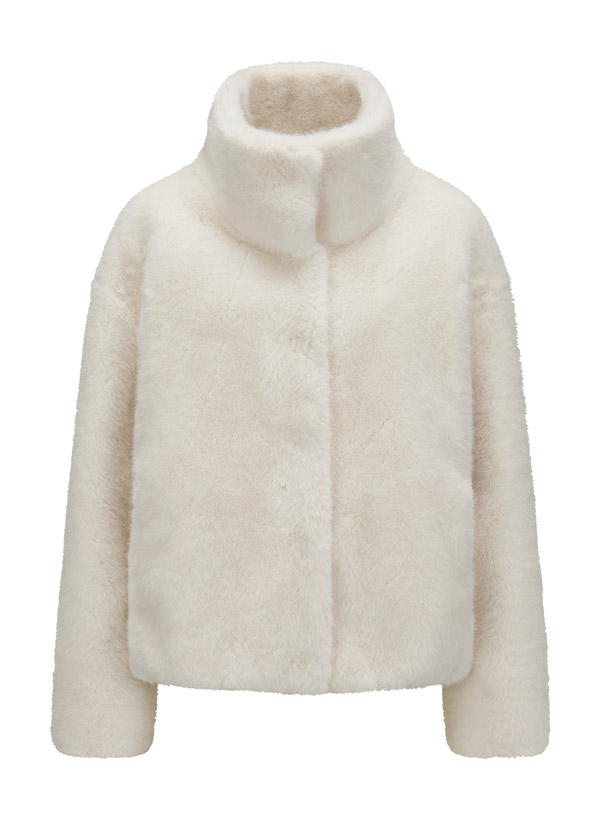 MILESTONE Damen Jacke Girl weiß Kunstpelz von Milestone