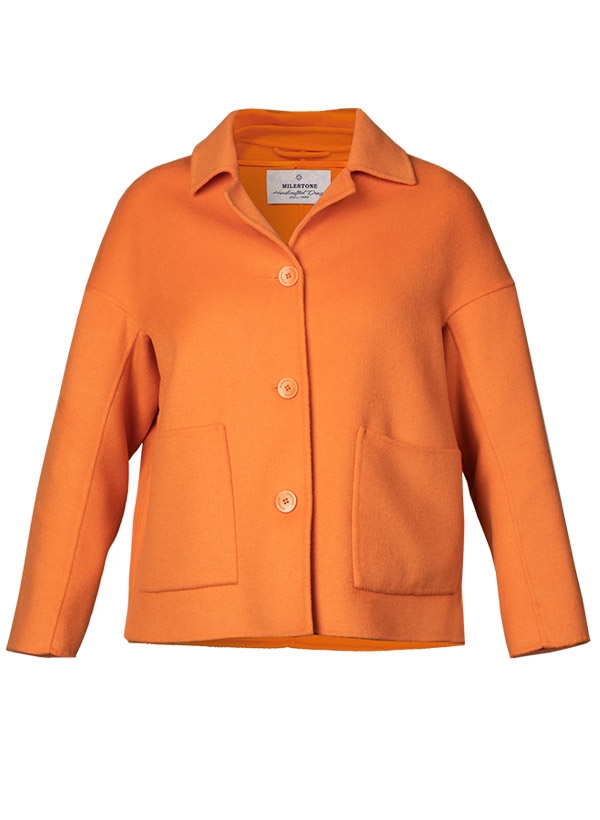 MILESTONE Damen Jacke Mayflower orange unifarben von Milestone