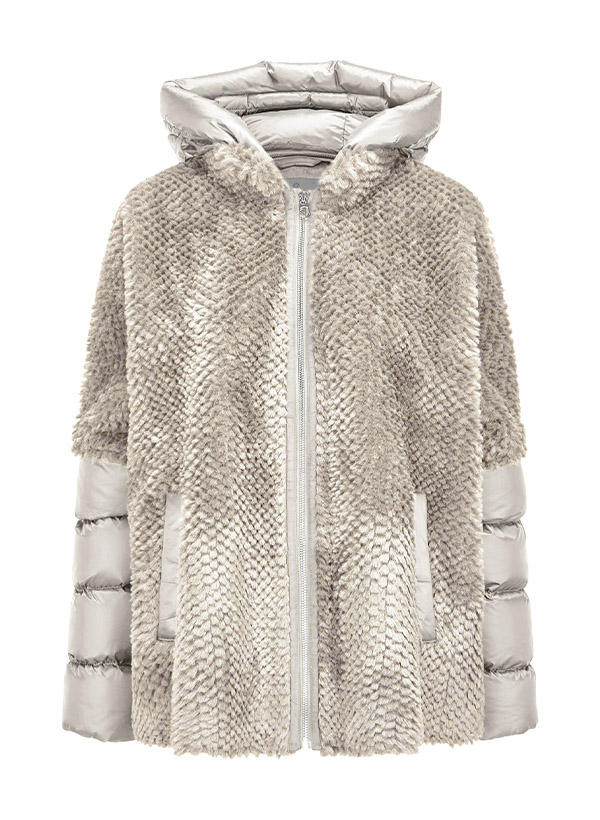 MILESTONE Damen Jacke Wega beige Kunstpelz von Milestone