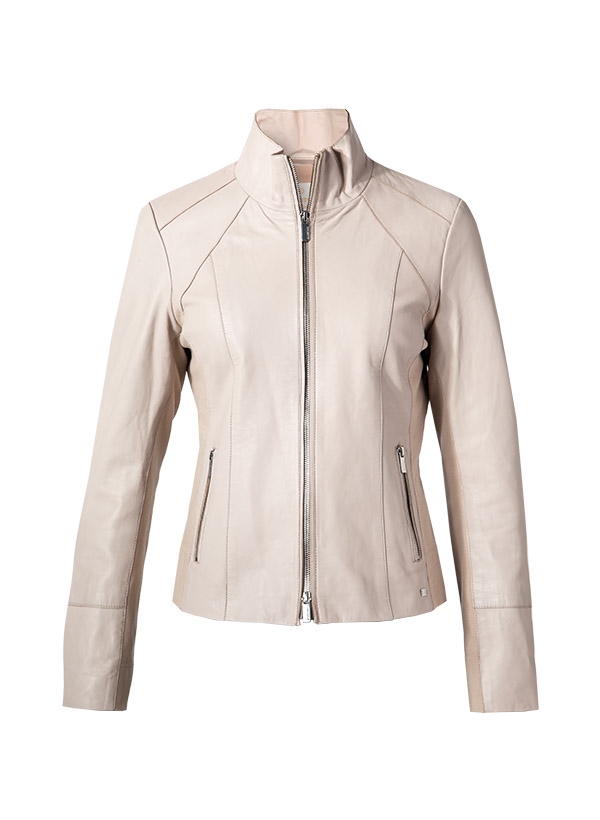 MILESTONE Damen Lederjacke Galatea beige Leder unifarben von Milestone