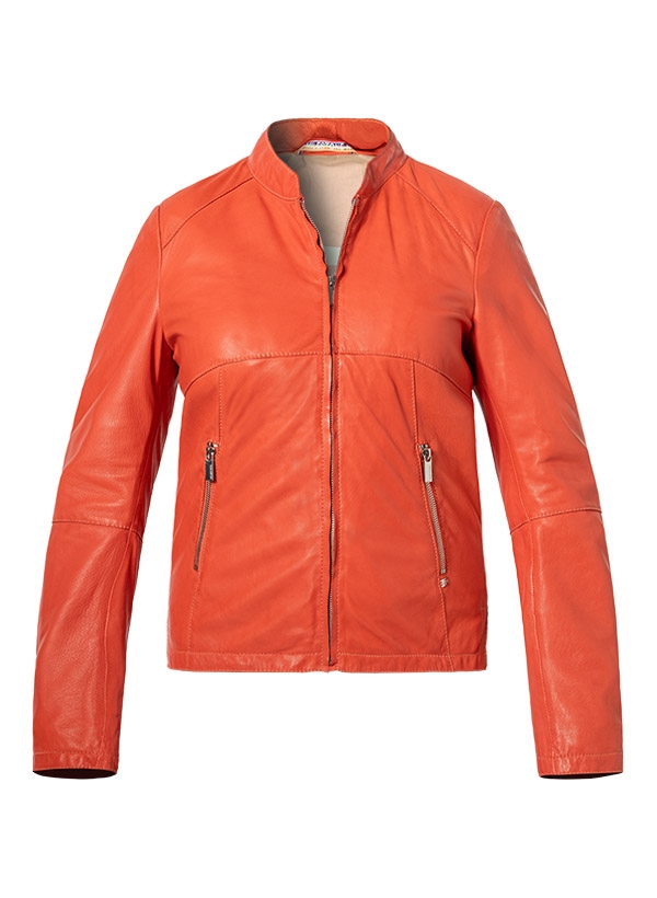 MILESTONE Damen Lederjacke Jasmine rot Leder unifarben von Milestone