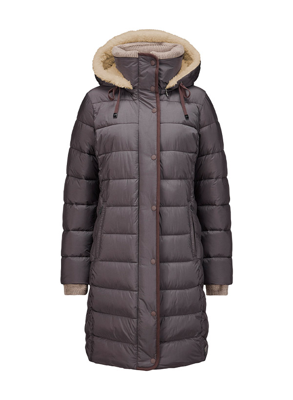 MILESTONE Damen Mantel Adara braun Mikrofaser von Milestone