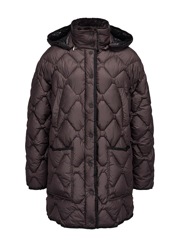 MILESTONE Damen Mantel Octavia braun Mikrofaser von Milestone