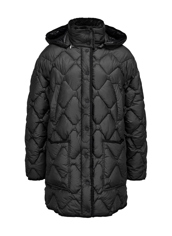 MILESTONE Damen Mantel Octavia schwarz Mikrofaser von Milestone