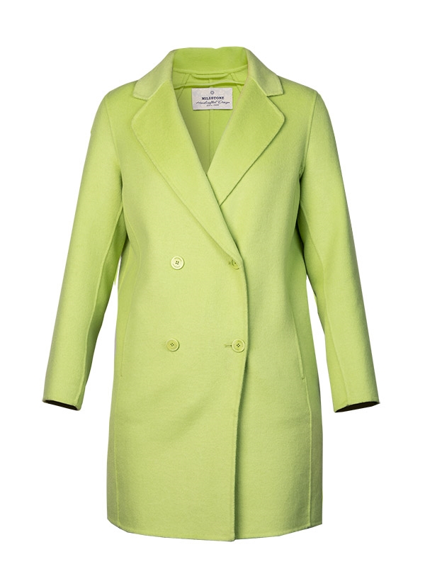 MILESTONE Damen Mantel Thyme grün Wollstoff unifarben von Milestone