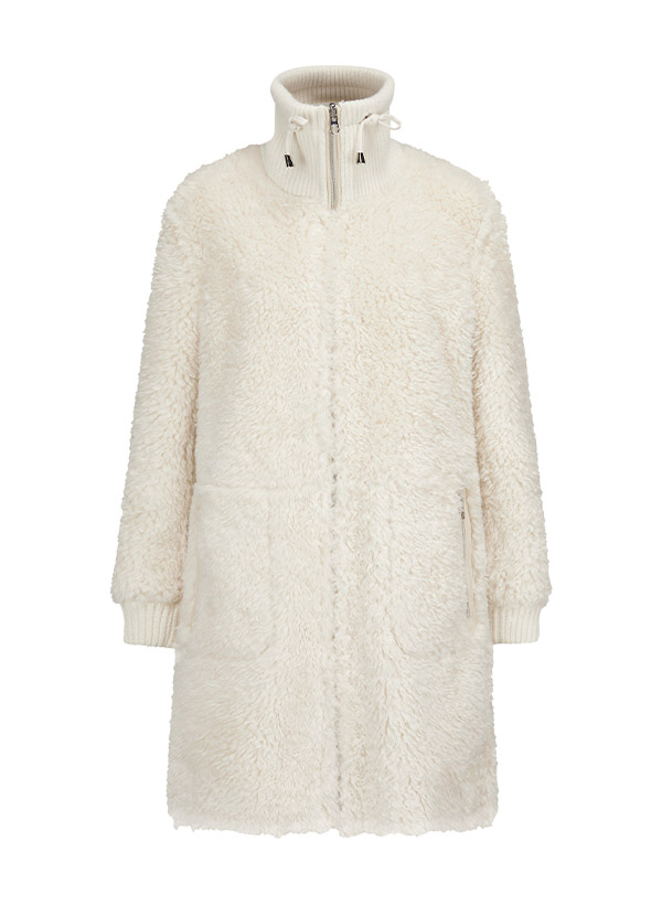 MILESTONE Damen Mantel Wendy weiß Kunstfell von Milestone