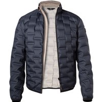 MILESTONE Herren Daunenjacke blau Mikrofaser unifarben von Milestone