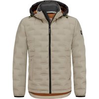 MILESTONE Herren Daunenjacke beige Mikrofaser unifarben von Milestone