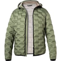 MILESTONE Herren Daunenjacke grün Mikrofaser unifarben von Milestone