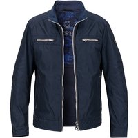 MILESTONE Herren Jacke blau Mikrofaser unifarben von Milestone