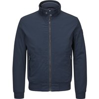 MILESTONE Herren Blouson blau Mikrofaser unifarben von Milestone