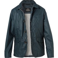 MILESTONE Herren Jacke blau Baumwolle unifarben von Milestone