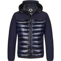 MILESTONE Herren Steppjacke blau Mikrofaser unifarben von Milestone