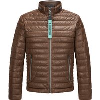 MILESTONE Herren Lederjacke braun unifarben von Milestone