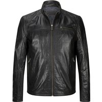 MILESTONE Herren Lederjacke braun unifarben von Milestone