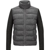 MILESTONE Herren Hybrid Jacke grau unifarben MILESTONE Herren Hybrid Jacke grau unifarben von Milestone