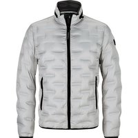 MILESTONE Herren Daunenjacke grau Mikrofaser unifarben von Milestone