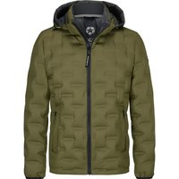 MILESTONE Herren Daunenjacke grün Mikrofaser unifarben von Milestone