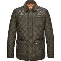 MILESTONE Herren Steppjacke grün Mikrofaser von Milestone