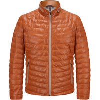 MILESTONE Herren Jacken orange Lammleder unifarben von Milestone
