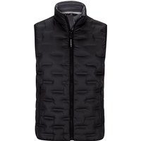MILESTONE Herren Steppweste schwarz Mikrofaser unifarben von Milestone