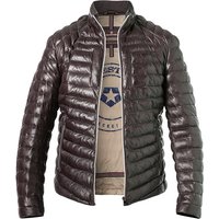 MILESTONE Herren Lederjacke braun Lammleder unifarben von Milestone