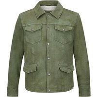 MILESTONE Herren Lederjacke grün von Milestone