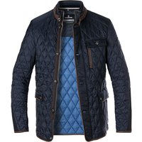 MILESTONE Herren Steppjacke blau Mikrofaser unifarben von Milestone