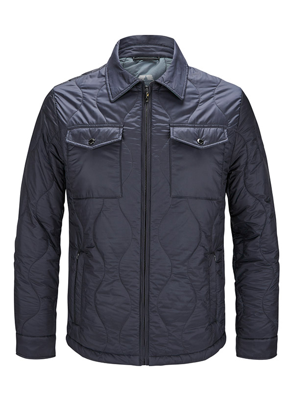 MILESTONE Jacke Hamilton Herren blau uni mit Motiv von Milestone