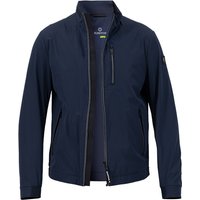 MILESTONE Herren Jacke blau Mikrofaser unifarben von Milestone