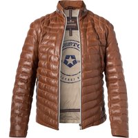 MILESTONE Herren Lederjacke braun Lammnappa unifarben von Milestone