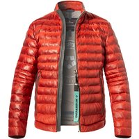 MILESTONE Herren Lederjacke rot Lammnappa unifarben von Milestone