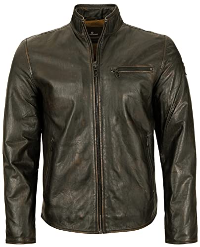 MILESTONE Lederjacke Nilo Schwarz 50 von Milestone