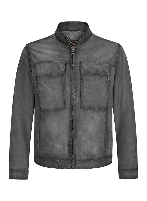 MILESTONE Lederjacke Tizian Herren grau von Milestone