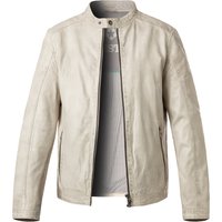 MILESTONE Herren Lederjacke beige Nappaleder unifarben von Milestone