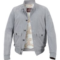 MILESTONE Herren Lederjacke beige unifarben von Milestone