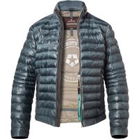 MILESTONE Herren Lederjacke blau Lammnappa unifarben von Milestone