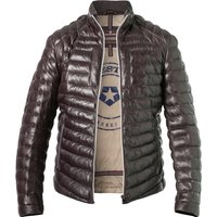 MILESTONE Herren Lederjacke braun Lammnappa unifarben von Milestone