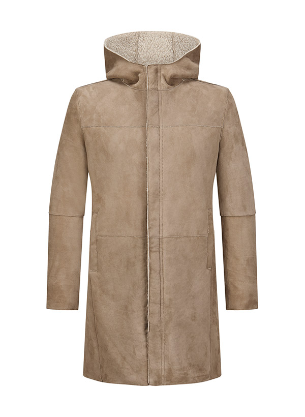 MILESTONE Ledermantel Alerio Herren beige MILESTONE Ledermantel Alerio Herren beige von Milestone