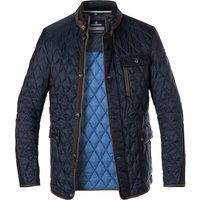 MILESTONE Herren Steppjacke blau Mikrofaser unifarben von Milestone