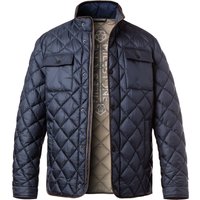 MILESTONE Herren Steppjacke blau Mikrofaser unifarben von Milestone