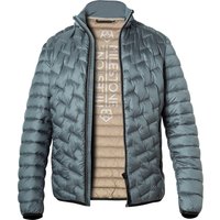 MILESTONE Herren Steppjacke blau Mikrofaser unifarben von Milestone