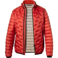 MILESTONE Herren Steppjacke rot Mikrofaser unifarben von Milestone