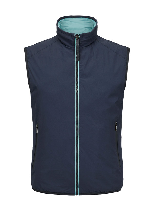 MILESTONE Weste Silvano Herren blau Uni & Uninah von Milestone