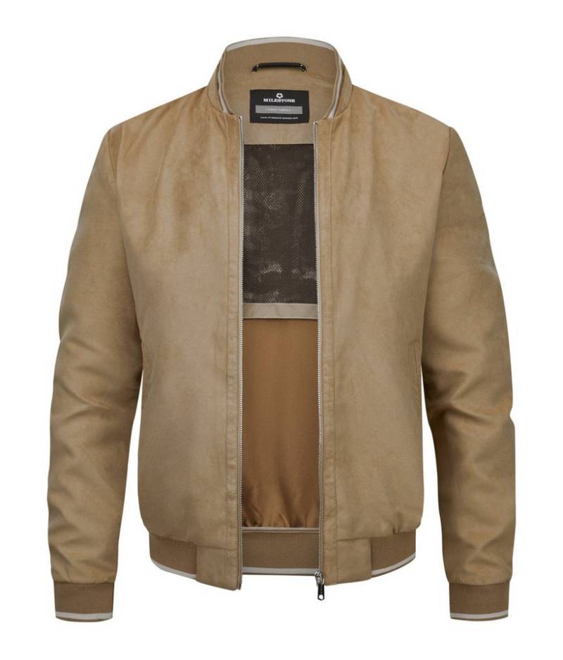 Milestone Blouson MSMichigan in Velours-Optik atmungsaktiv und wasserabweisend von Milestone